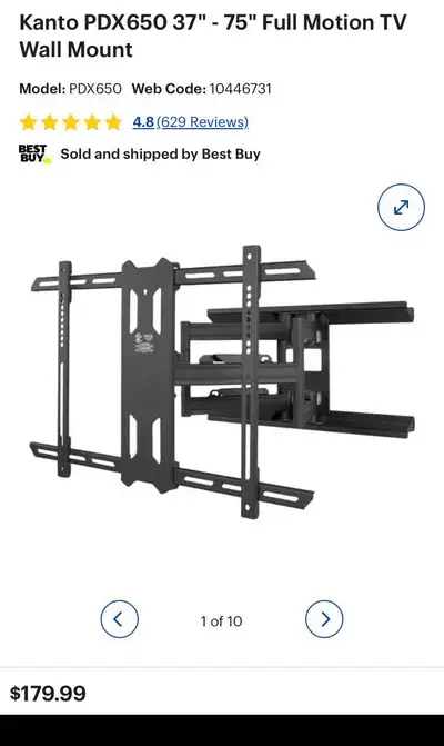100$ SUPPORT MURAL POUR TV, View more