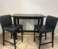 High table and chairs