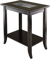 Winsome Wood Genoa  End Table with Glass Top and Shelf City of Toronto Toronto (GTA) Preview