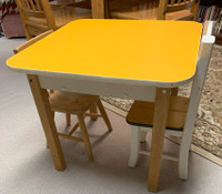 Child's table and two chairs