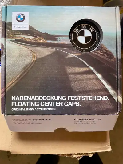 These are 56mm and are used on a 5x112 wheel