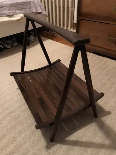 Vintage 60s Nasco Yugoslavia MCM Folding Magazine Table, View more