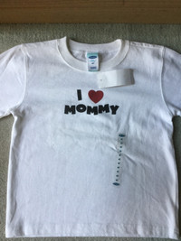 BRAND NEW- I LOVE MOMMY T-SHIRT - 4T