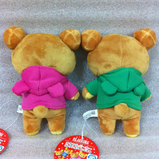 San-X Rilakkuma Plush Toy Small Size "Hoodie" (Japan Version) in Toys & Games in Markham / York Region - Image 2