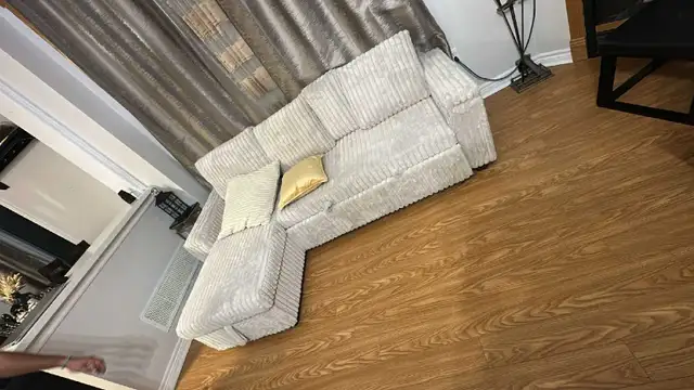 Corduroy Sectional Sofa in Couches & Futons in Mississauga / Peel Region - Image 2