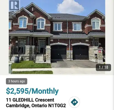 Enjoy modern living in this beautiful Cambridge townhouse, featuring 3 bedrooms and 3 bathrooms. Thi...