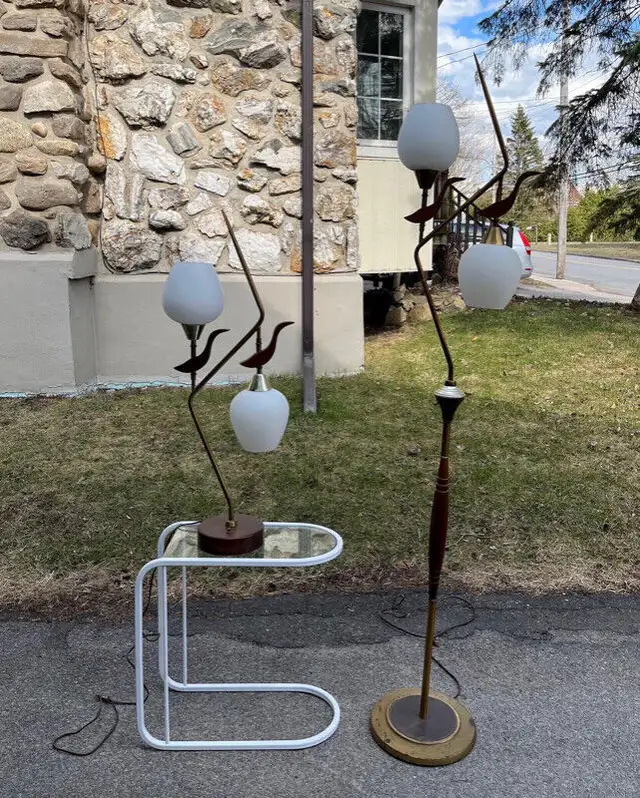 Awesome pair of mid century modern lamps 1960 Majestic Style in Indoor Lighting & Fans in City of Montréal - Image 11