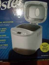 Oster 2 LBS bread machine with gluten free bread setting 