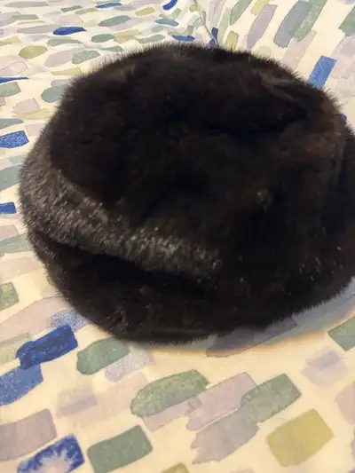 vintage mink fur hat, View more
