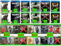 Call    of  Duty ⎮ Playstation PS3 PS4 Xbox One 360 ⎮$20-$30