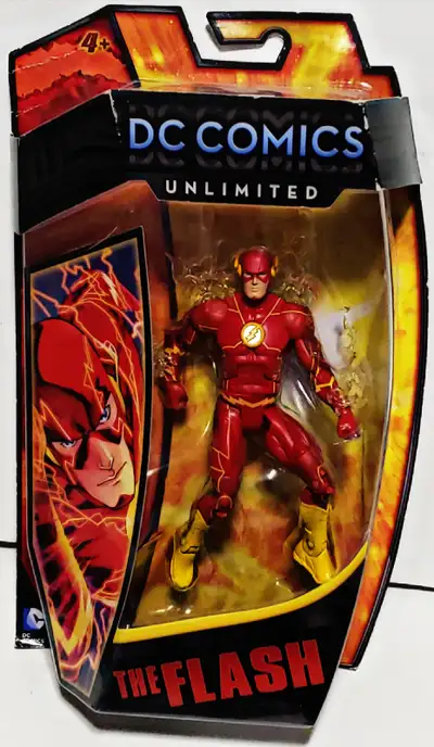 DC Comics Unlimited The Flash action figure. Package has shelf wear. New.