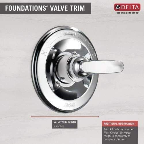 Delta Foundations BT13010-SS Monitor 13 Series Valve Trim Only, in Plumbing, Sinks, Toilets & Showers in Edmonton - Image 2