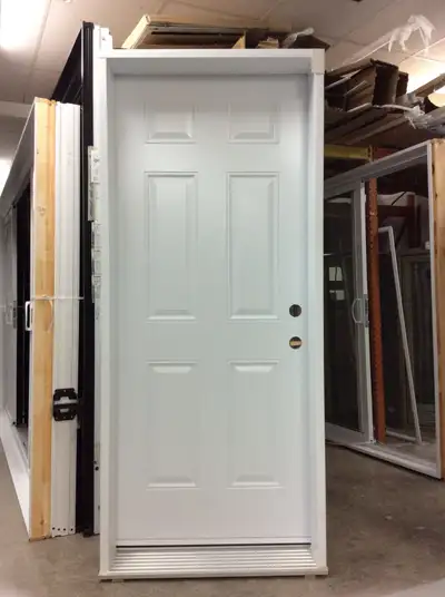 1245PA Porte d’acier 34″G Blanche, View more