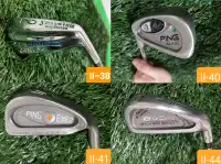7 – GOLF SINGLE IRONS - High End to Entry Level –See Description