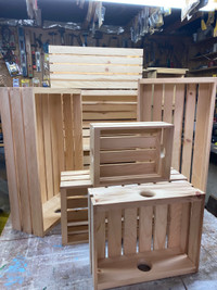 Pine Storage Crates
