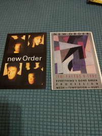 Two New Order postcards 1990s, new