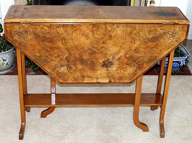 Antique Burled Sutherland Table in Other in Kingston