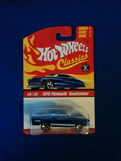 HOT WHEELS SERIES 1 1970 PLYMOUTH ROADRUNNER #9, View more