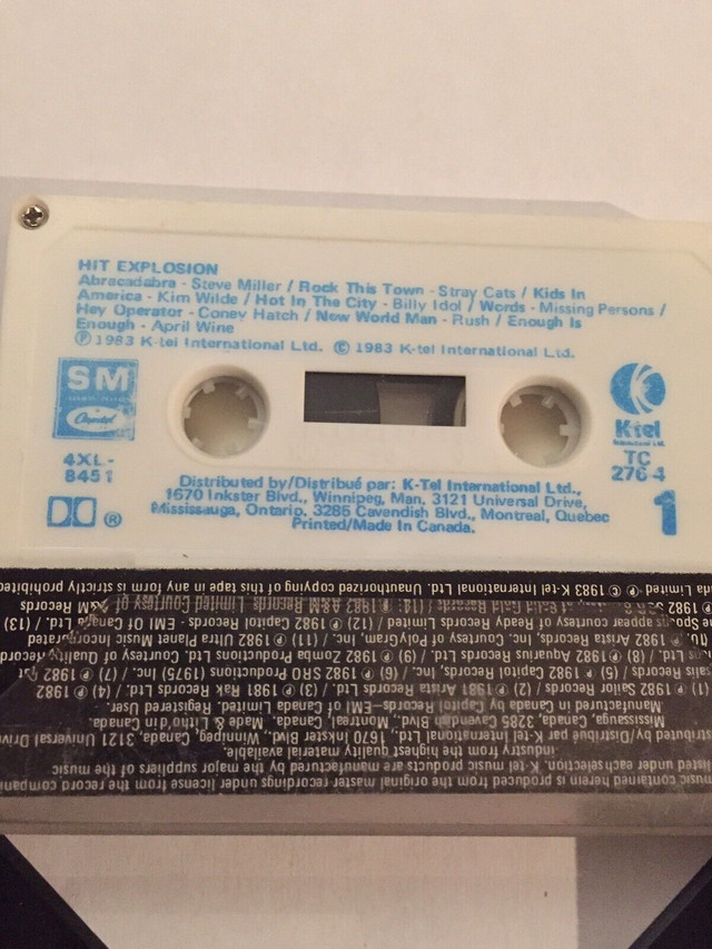 Hit Explosion Songs on Cassette  in Arts & Collectibles in North Bay - Image 3
