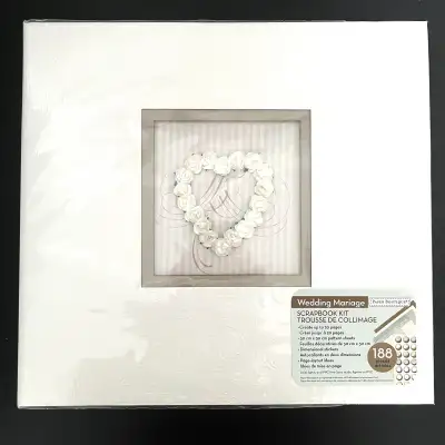 Brand New Wedding Mariage Paper Boutique Scrapbook Kit, View more