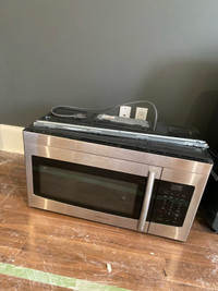 Range hood microwave 