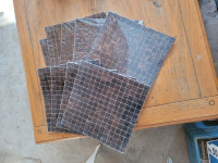 TILES lot of 9 Backsplash sheets 12" x 12" sealed / as-is