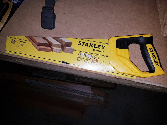 Stanley Hand Saw 15" New in Hand Tools in Saint John - Image 3