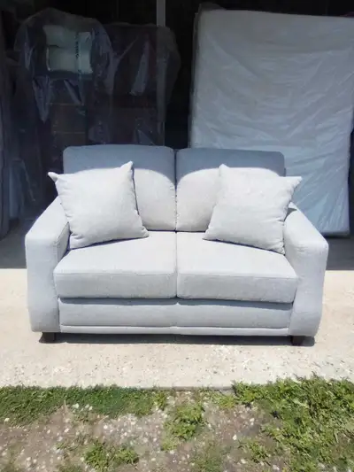 new grey loveseat, View more
