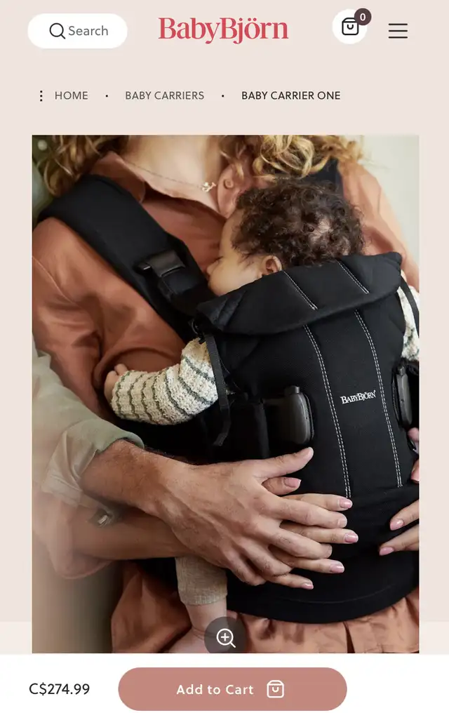 Porte Bébé BabyBjörn One in Strollers, Carriers & Car Seats in City of Montréal - Image 6