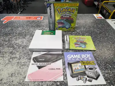 GBA Authentic Pokemon Leafgreen Version CIB @ Cashopolis!!!!, View more