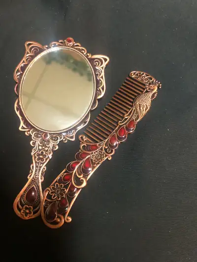 Mirror and Comb Set, View more