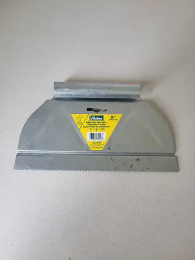 Notched Hand Trowel , View more