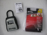 This is a Master Lock 5400D Portable Combination Lock Box - Blac
