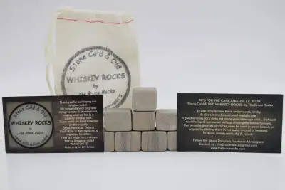 BRUCE ROCKS - WHISKEY ROCKS - 9 rocks in a bag, new, View more