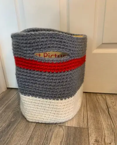  Crocheted Basket, View more