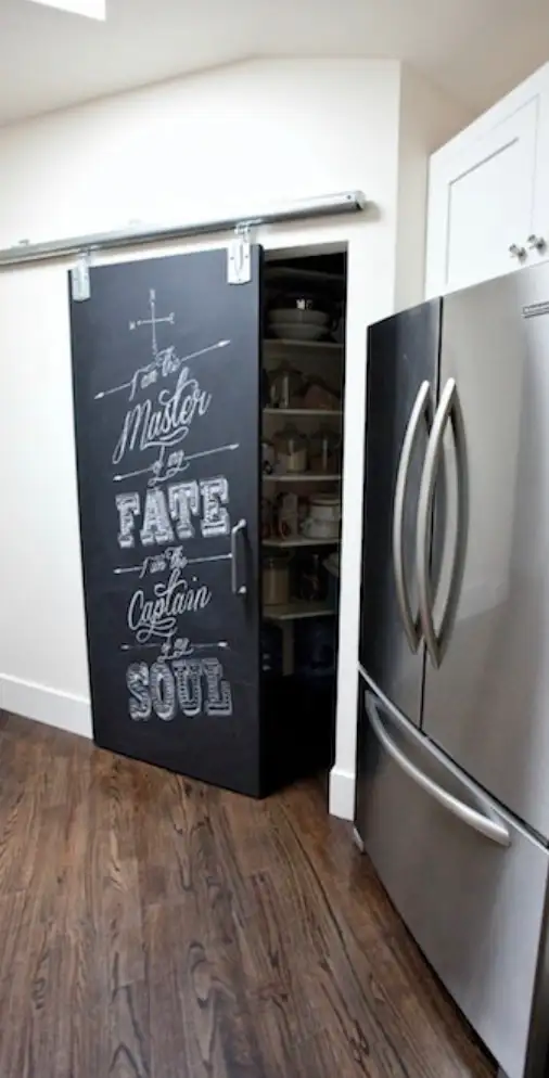 New Interior chalkboard barn door in Home Décor & Accents in Edmonton - Image 2