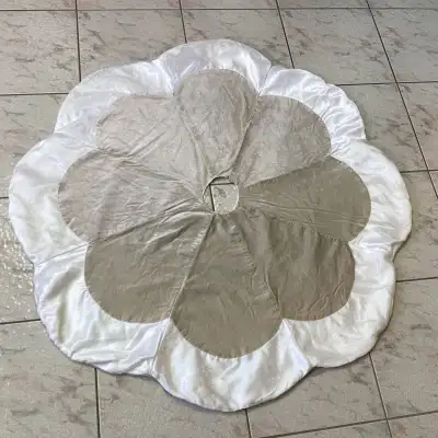 45½" Silver Christmas / Holiday Tree Skirt, View more