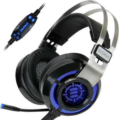 ENHANCE Scoria USB PC Gaming Headset with 7.1 Surround Sound, View more