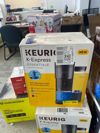Brew your perfect cup with this new Keurig K-Express single serve coffee maker! It’s designed to del...