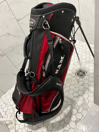RAM STAND UP GOLF BAG with shoulder strap. Like new!!, View more