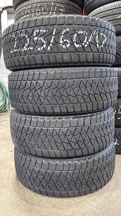 4- 225/60R/17 Bridgestone Blizzaks DMV2 Winter Tires $280 Prices above is for the set of 4 Used Tire...