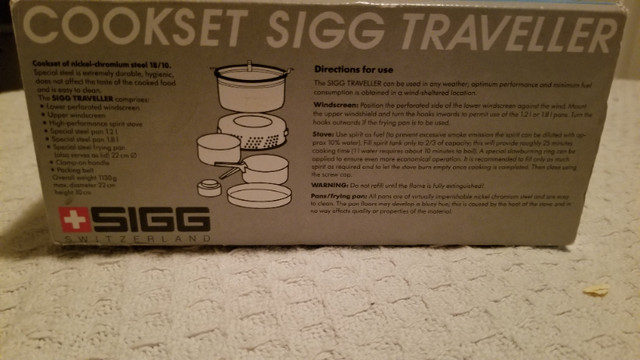SIGG TRAVELER  CAMPING COOKSET, super lightweight in Other in Calgary - Image 3