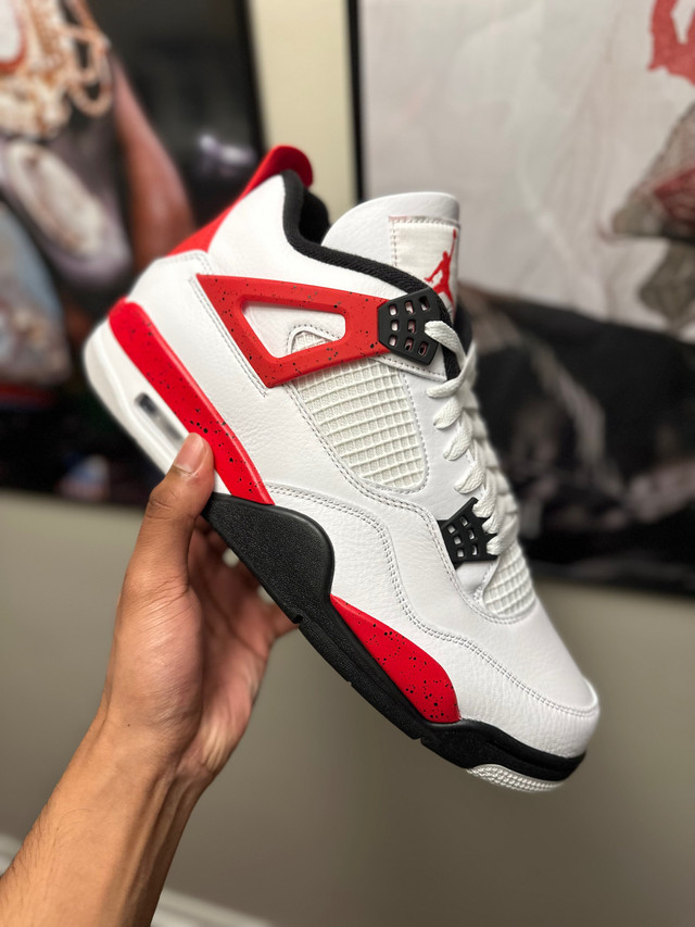 Air Jordan 4 “Red Cement” Size 11 & 12! in Men's Shoes in Mississauga / Peel Region - Image 3