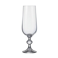Claudia 6 -3/4" Fluted Champagne by Bohemia Crystal Import Assoc