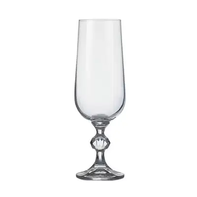 Claudia 6 -3/4" Fluted Champagne by Bohemia Crystal Import Assoc, View more
