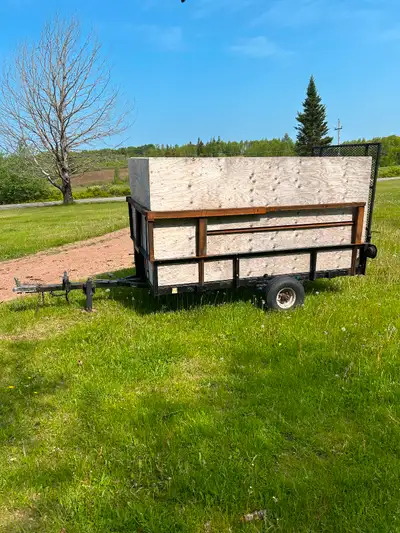 I have a small utility trailer t ok clear out of my laneway. I was using for wood now I have a dump...