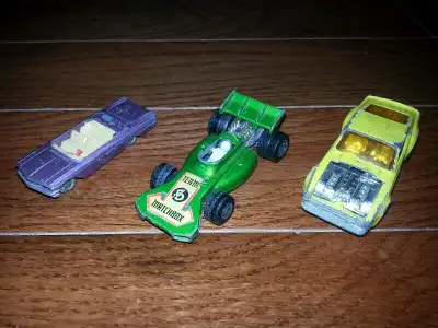 Here are a few Matchbox cars, they're individually priced or all three cars for $15 total. Lesney no...