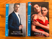 LOT DE 2 LIVRES HARLEQUIN / AZUR (3$ chaque / 5$ les 2)