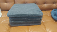 Chair cushions with covers