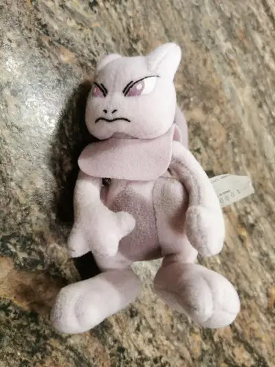 $35 pickup st.Catharines This vintage 1998 Hasbro Pokemon Mewtwo plush is in good condition and read...